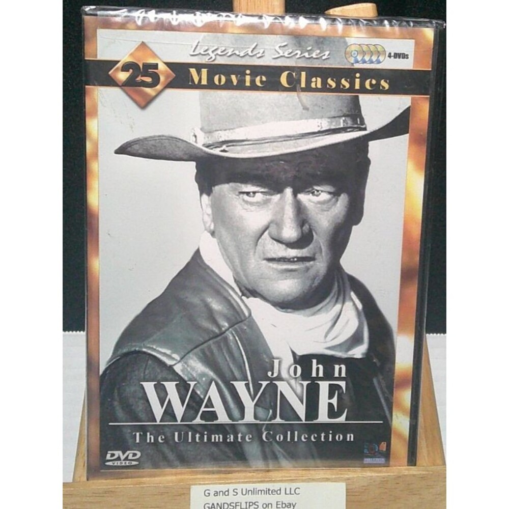 John Wayne: The Ultimate Collection 25 Movie Classics Legends  4-Disc DVD  2009